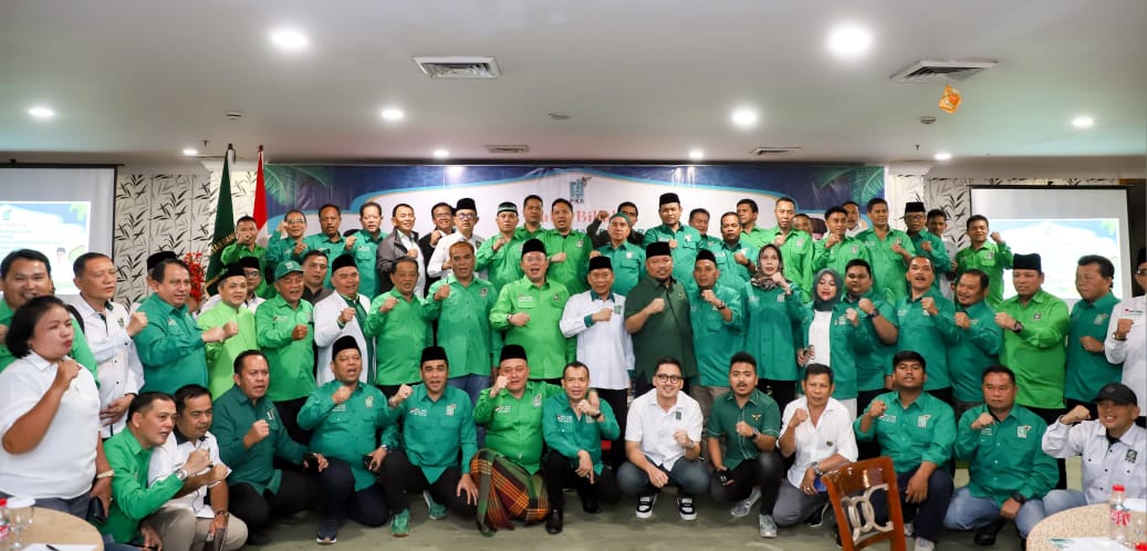 HALALBIHALAL: PKB Sumut menggelar halalbihalal di Hotel Emerald Garden Medan. Sumut Pos/Dokumen Pribadi