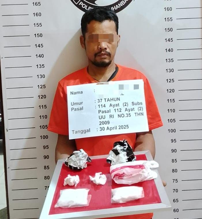 Ikmal, tersangka pengedar narkoba di Labuhanbatu. (Dok: istimewa)