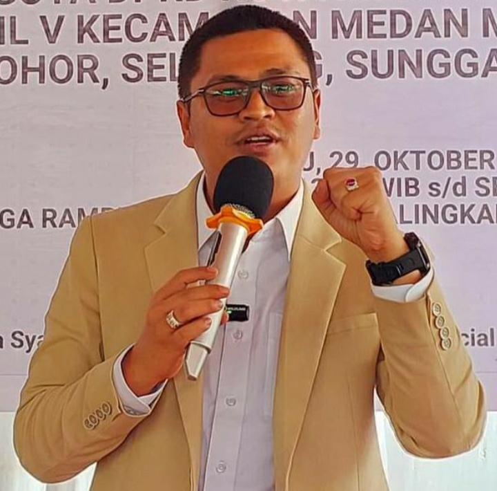 Wakil Ketua DPC Partai Gerindra Kota Medan, Mulia Syahputra Nasution.