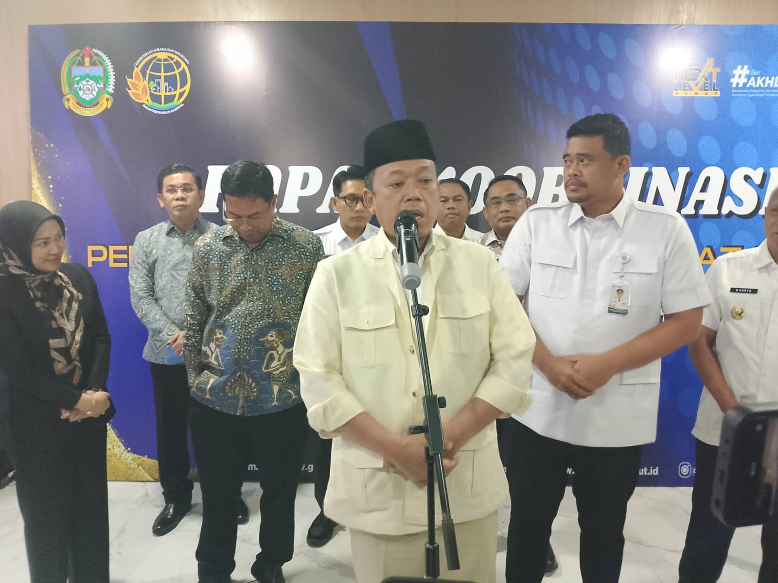 Menteri Agraria dan Tata Ruang/Kepala Badan Pertanahan Nasional (ATR/BPN), Nusron Wahid. foto: ISTIMEWA/SUMUT POS