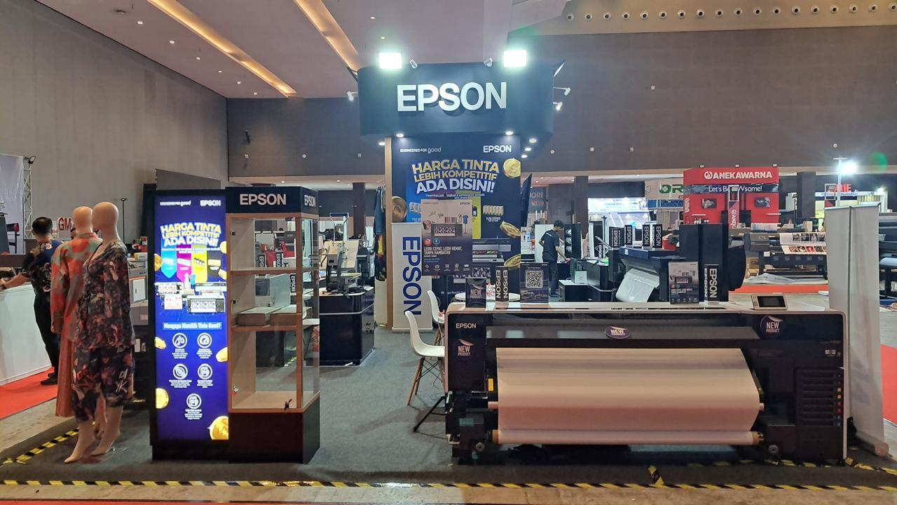 Both Epson Pada Global Printing And  Packaging Expo (GPPE) di Jakarta International Expo (JIEXPO) Kemayoran, Jakarta,  pada tanggal 8-11 mei 2025. FOTO: ISTIMEWA/SUMUT POS