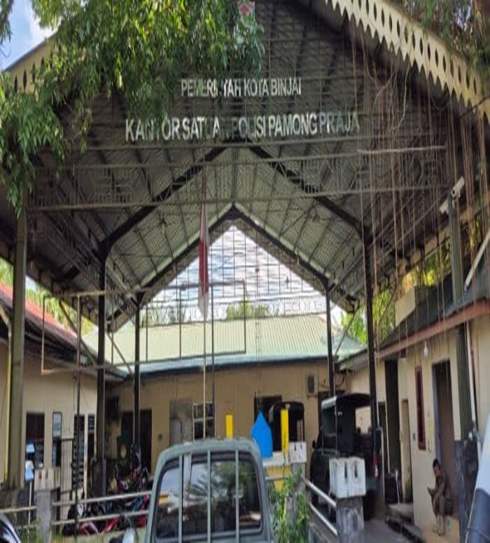 Kantor Satpol PP Binjai di Jalan Jambi, Binjai Selatan. Istimewa/Sumut Pos