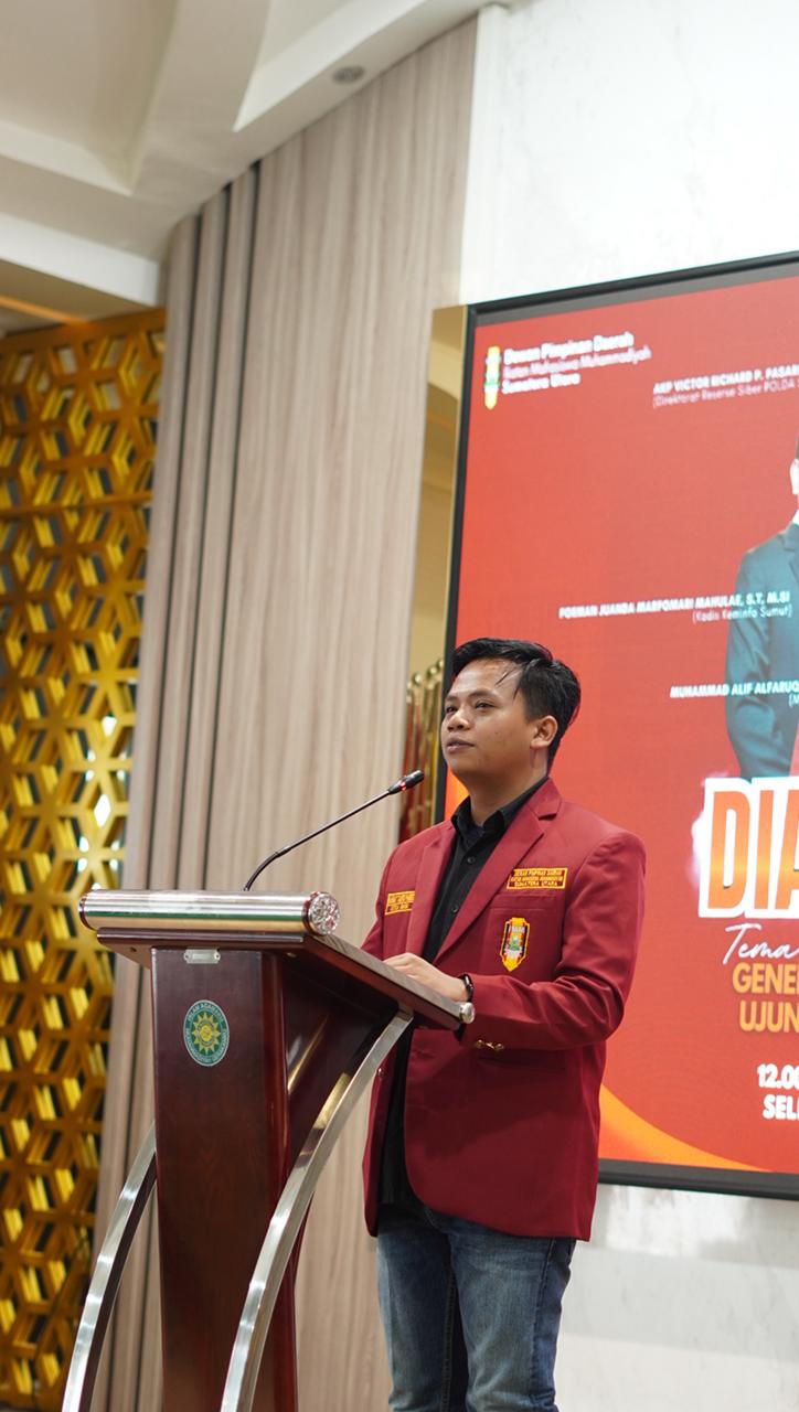 Ketua Umum DPD IMM Sumut, Rahmat Taufiq Pardede