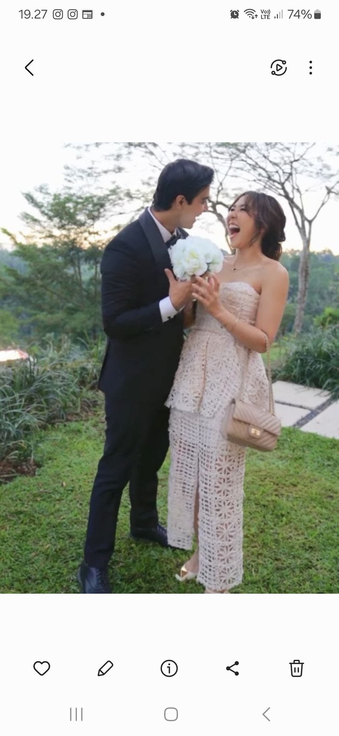 Cinta Brian dan Gisel. (Dok: instagram)