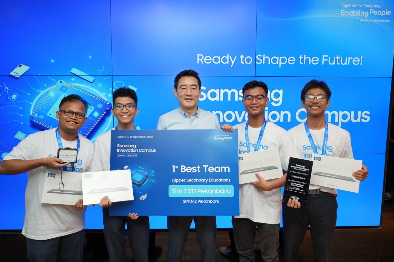 Samsung Electronics Indonesia secara resmi mengumumkan enam tim terbaik dari program Samsung Innovation Campus (SIC) Batch 6 2024/2025.