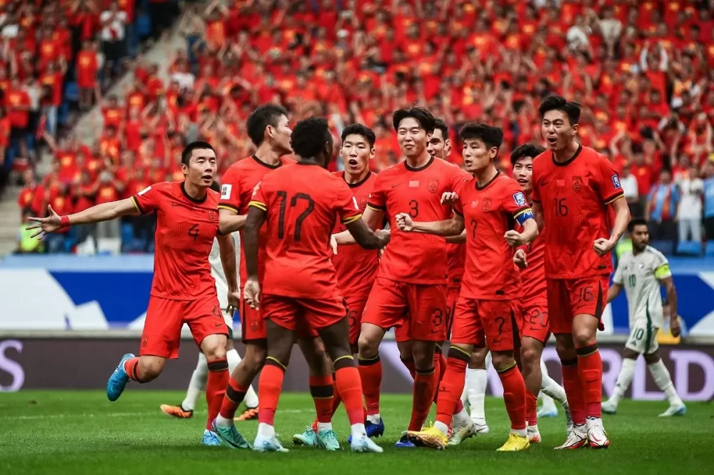 Timnas China. (CFA)