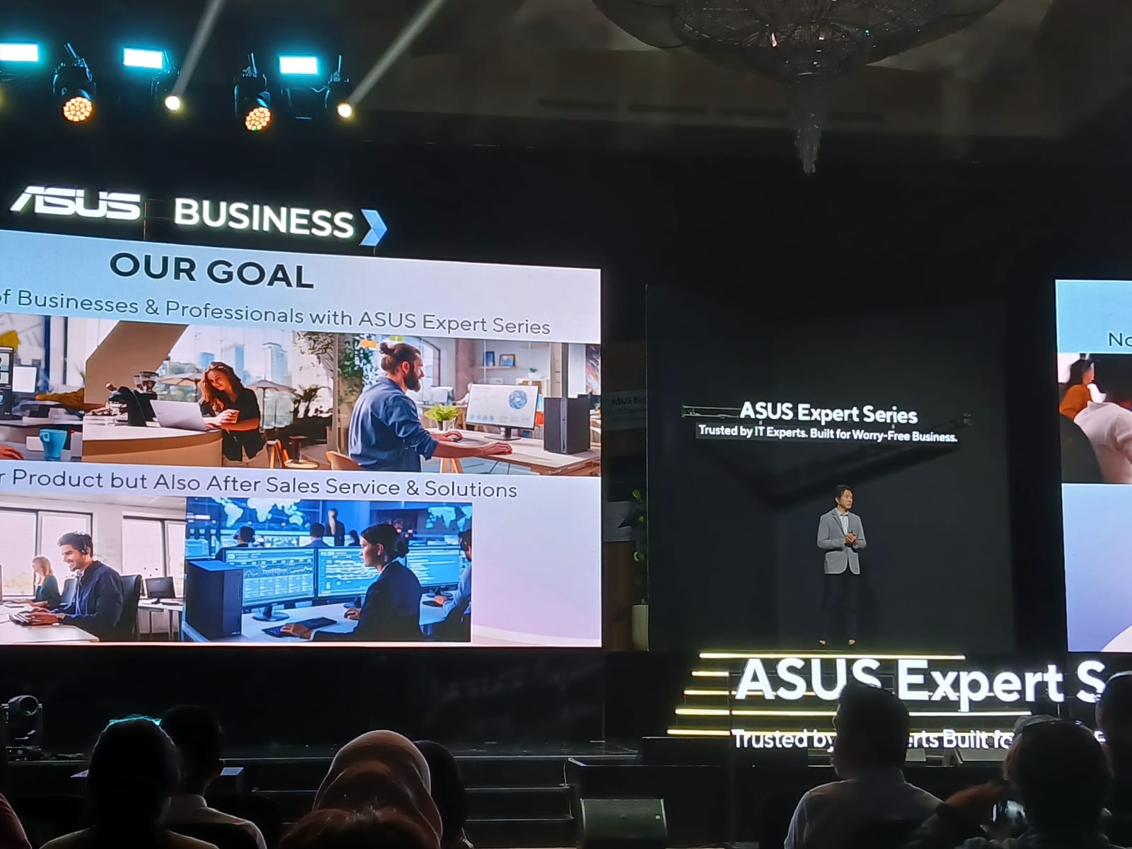 DILUNCURKAN: Peluncuran lini produk terbaru di segmen komersial yaitu ASUS Expert P Series ExpertBook P3405CVA, Desktop ExpertCenter P500MV, dan All-in-One ExpertCenter P440VA di Pacific Place Jakarta