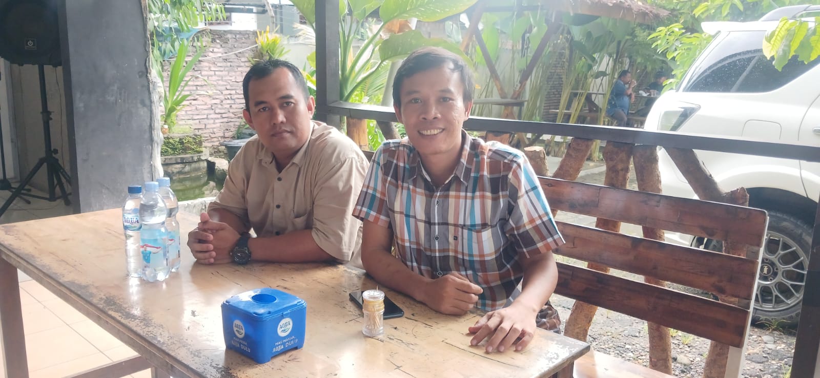 KETERANGAN: Pengacara Darman Sagala saat memberikan keterangan kepada wartawan di Binjai. Istimewa/Sumut Pos