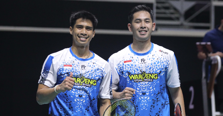 Ganda Putra Indonesia, Sabar Gutama dan Reza. (Dok: PBSI)