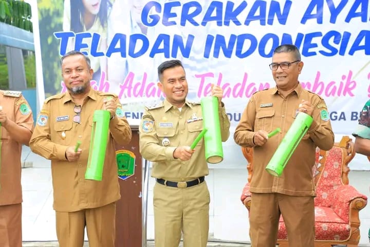 LAUNCHING: Dr.H.Samsul Tanjung, ST.,MH Melaunching Gerakan Ayah Teladan Indonesia.  FOTO: Istimewa/Sumut Pos