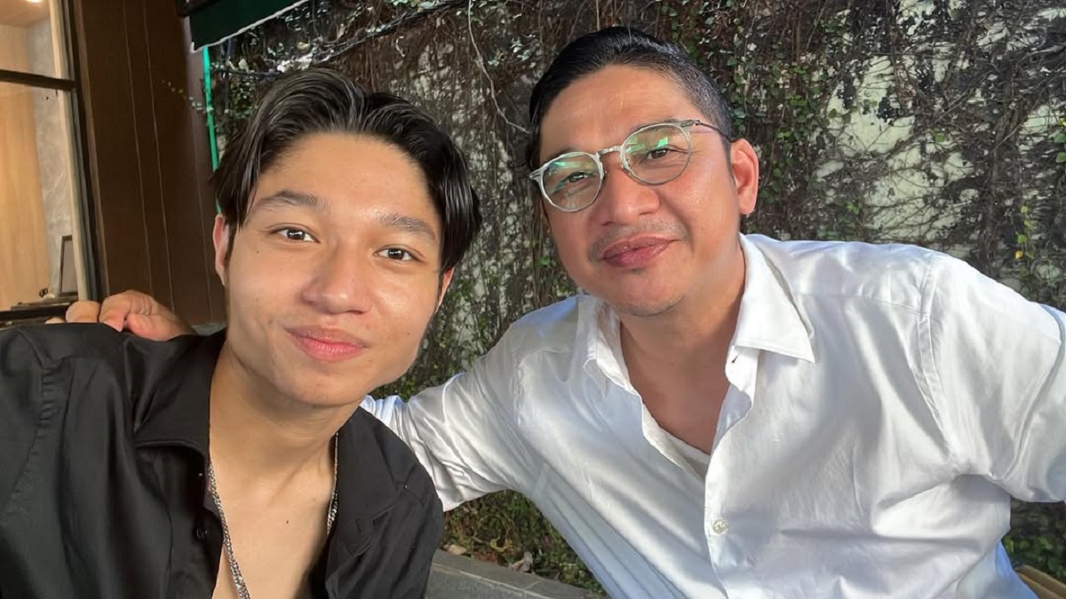 Pasha Ungu dan putranya, Keisha Alvaro.