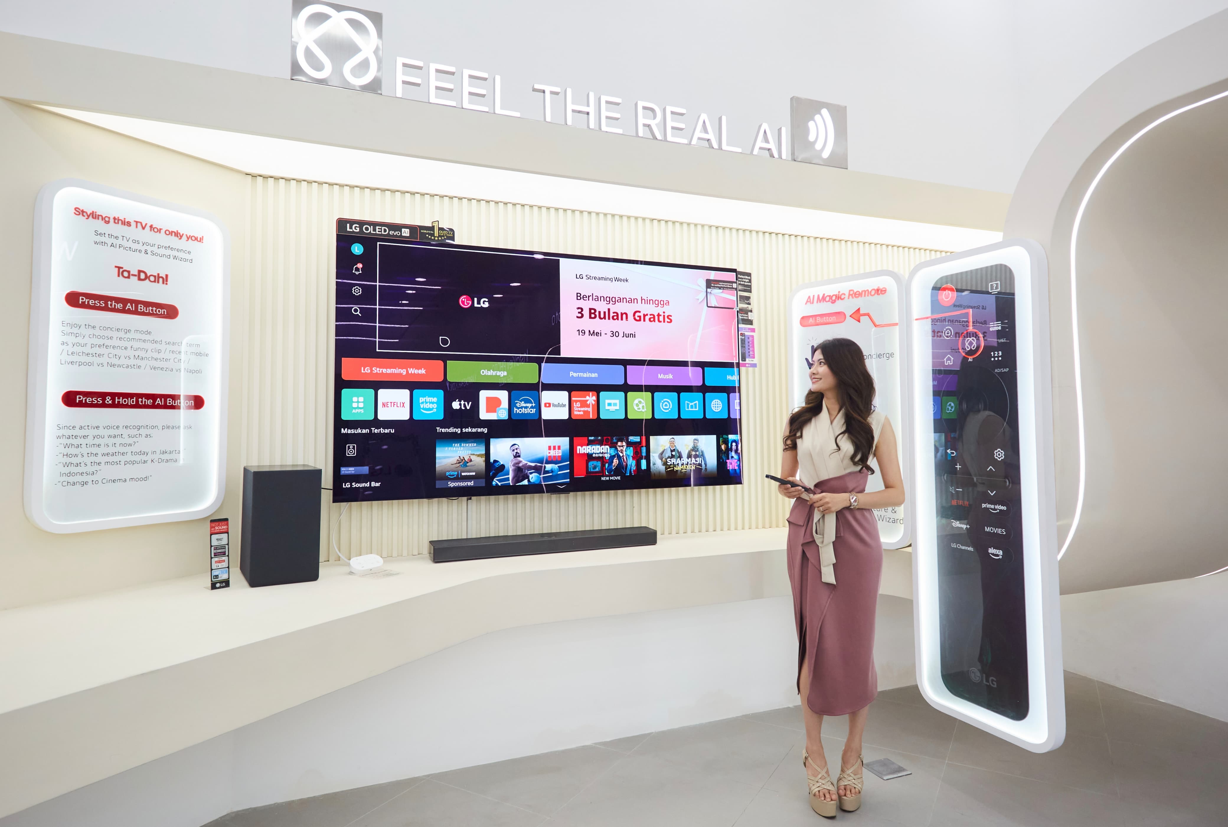 PRODUK: LG Electronics mengeluarkan produk premium untuk TV dan audio. (Dok: LG)