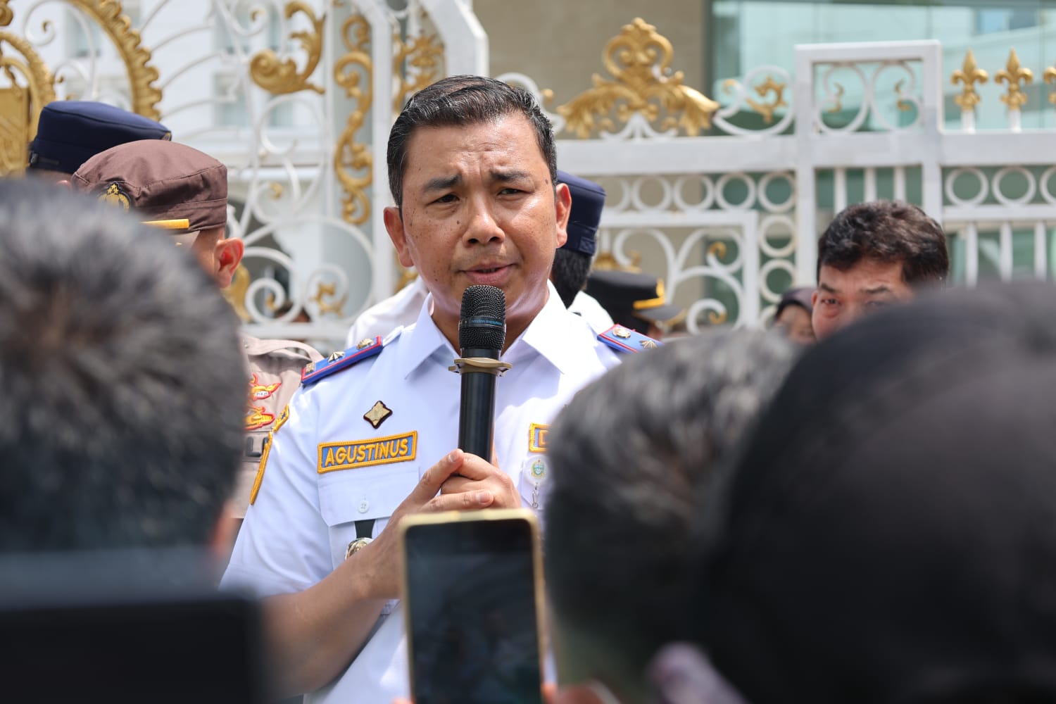 Kepala Dinas Perhubungan Sumut, Agustinus Panjaitan.