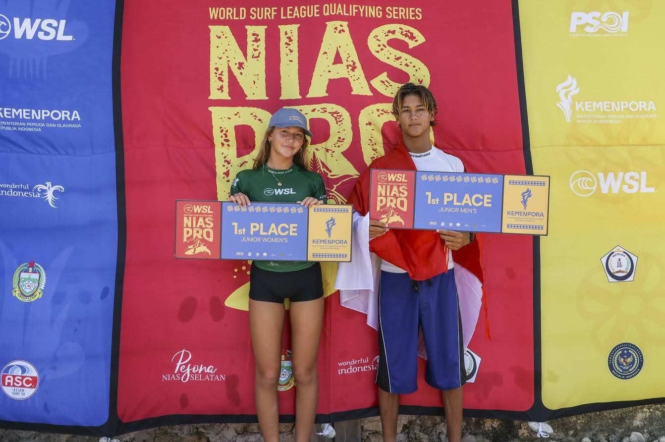 PEMENANG:  Dylan Wilcoxen (junior Man