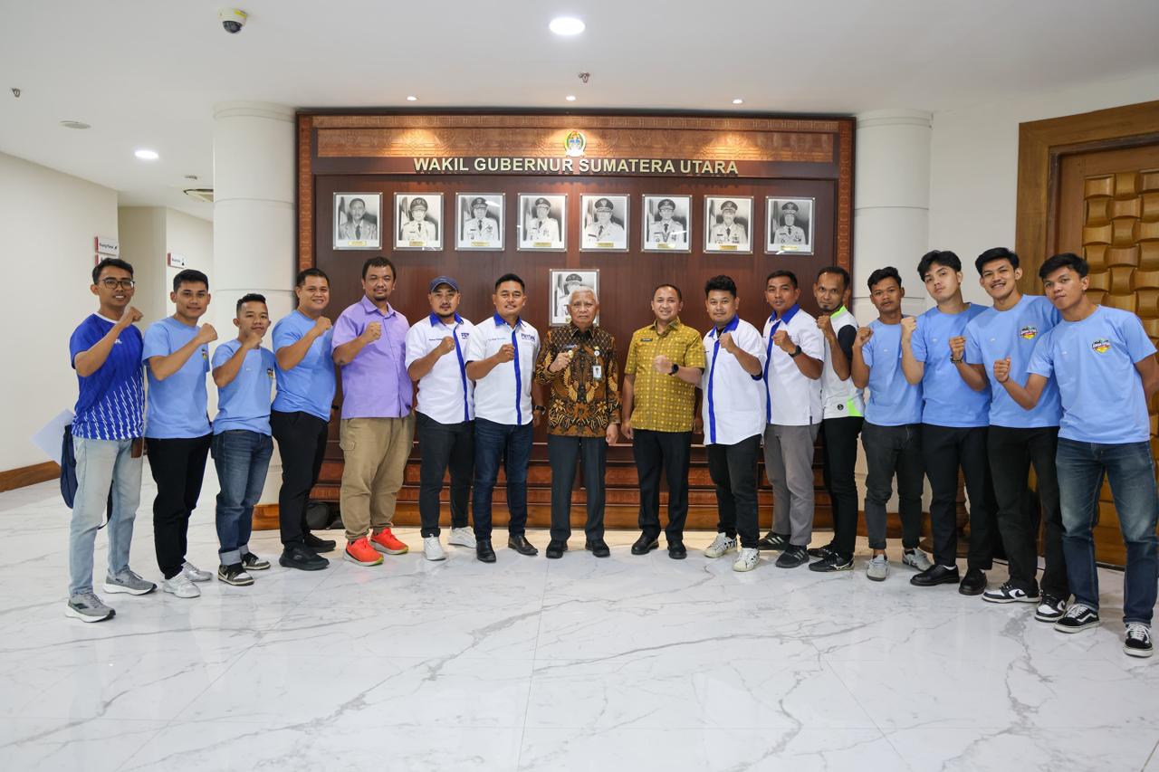 Pengurus AFP Sumut melakukan audiensi dengan Wagubsu Surya. (Dok Pribadi)