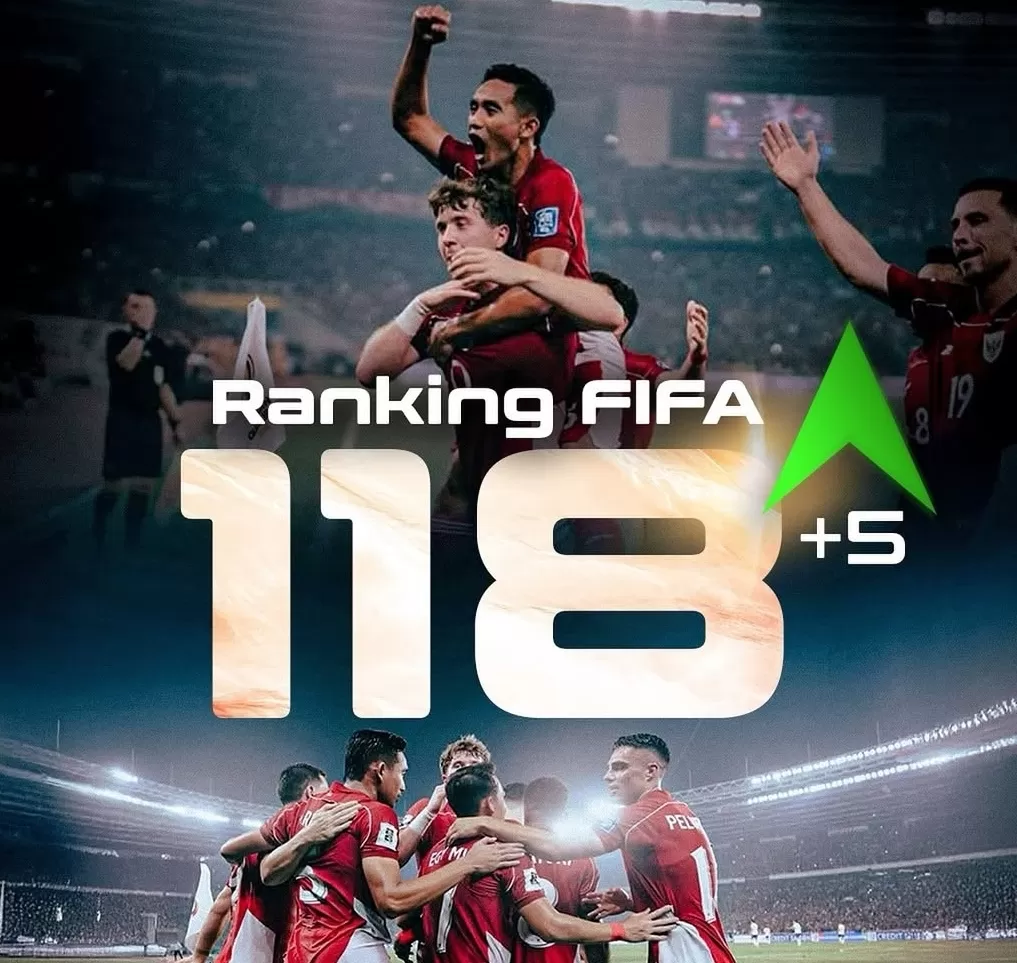 Dangking FIFA Indonesia per 10 Juli 2025. (Dok: instagram)