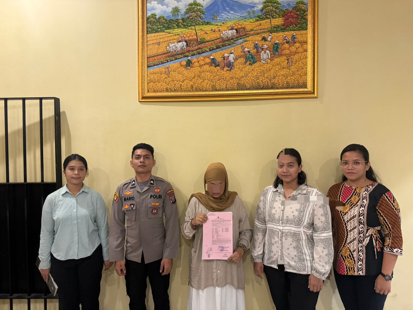 Polda Sumut saat menggagalkan pengiriman PMI ilegal ke Malaysia.
