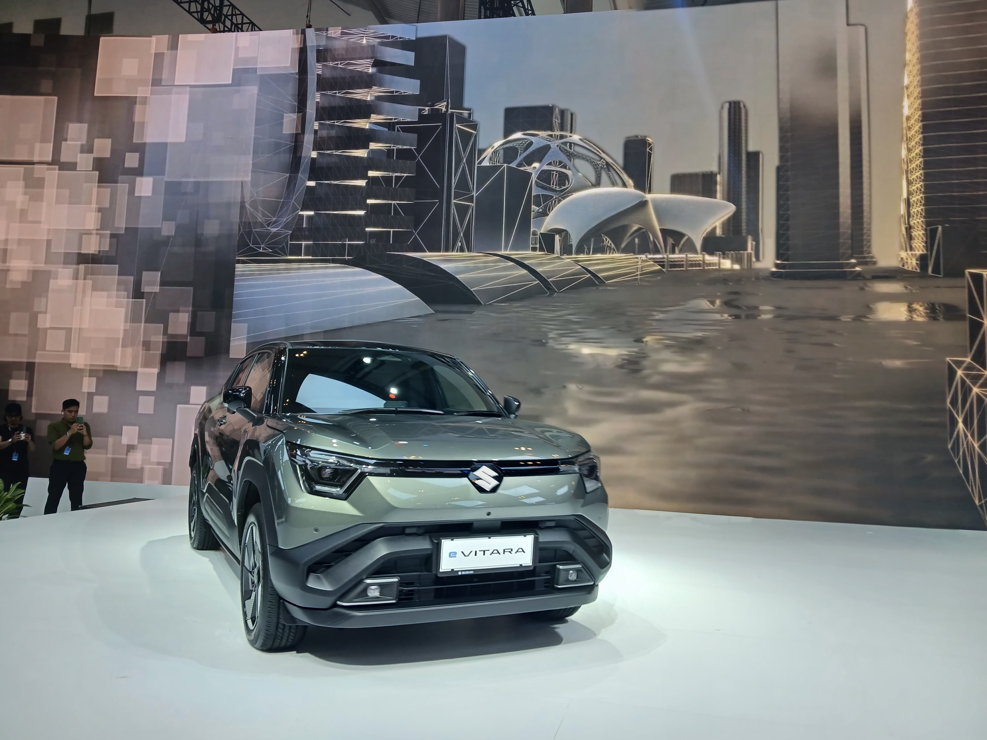 PERDANA: Penampilan Perdana  eVITARA &nbsp;Battery Electric Vehicle (BEV di GIIAS Tanggerang, Rabu(23/7/2025).