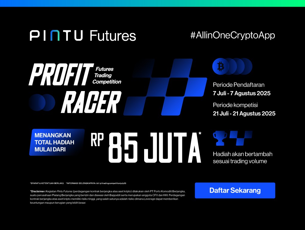 Flyer Aplikasi PINTU Gelar Pintu Futures Trading Competition.