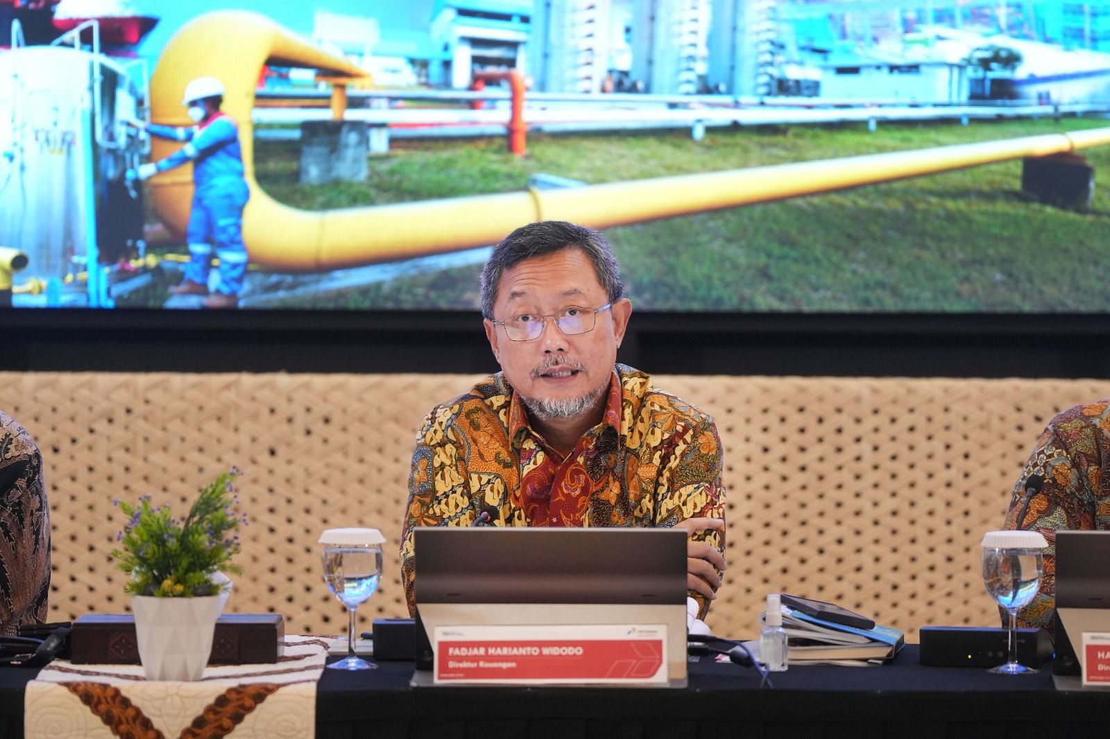 Direktur Keuangan PGN Fadjar Harianto Widodo dalam Mini Sessions PGN saat Pertamina Investor Day di Jakarta beberapa waktu lalu. (Dok: PGN)