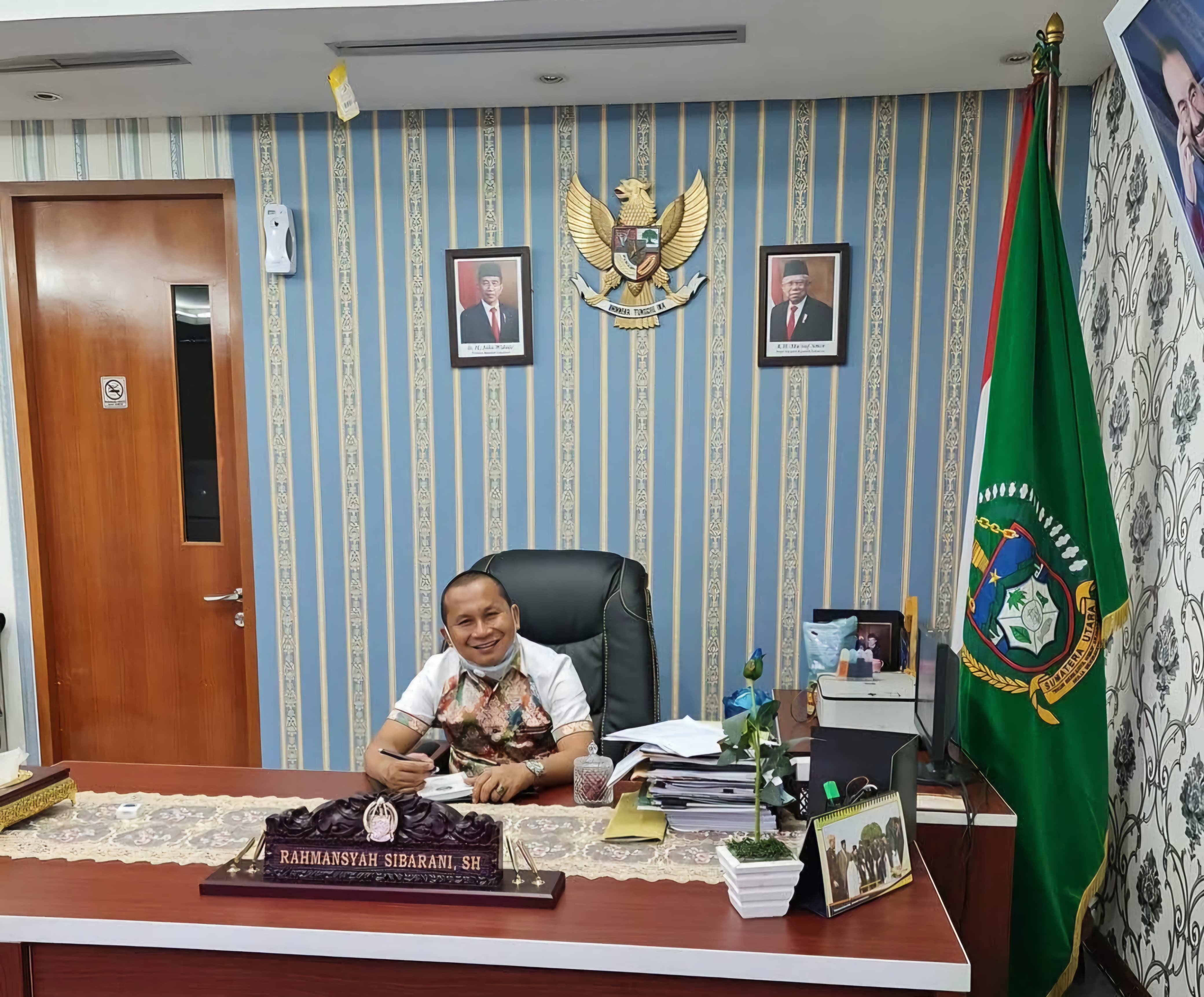 Anggota DPRD Sumatera Utara sekaligus Ketua Fraksi Partai NasDem, Rahmansyah Sibarani.