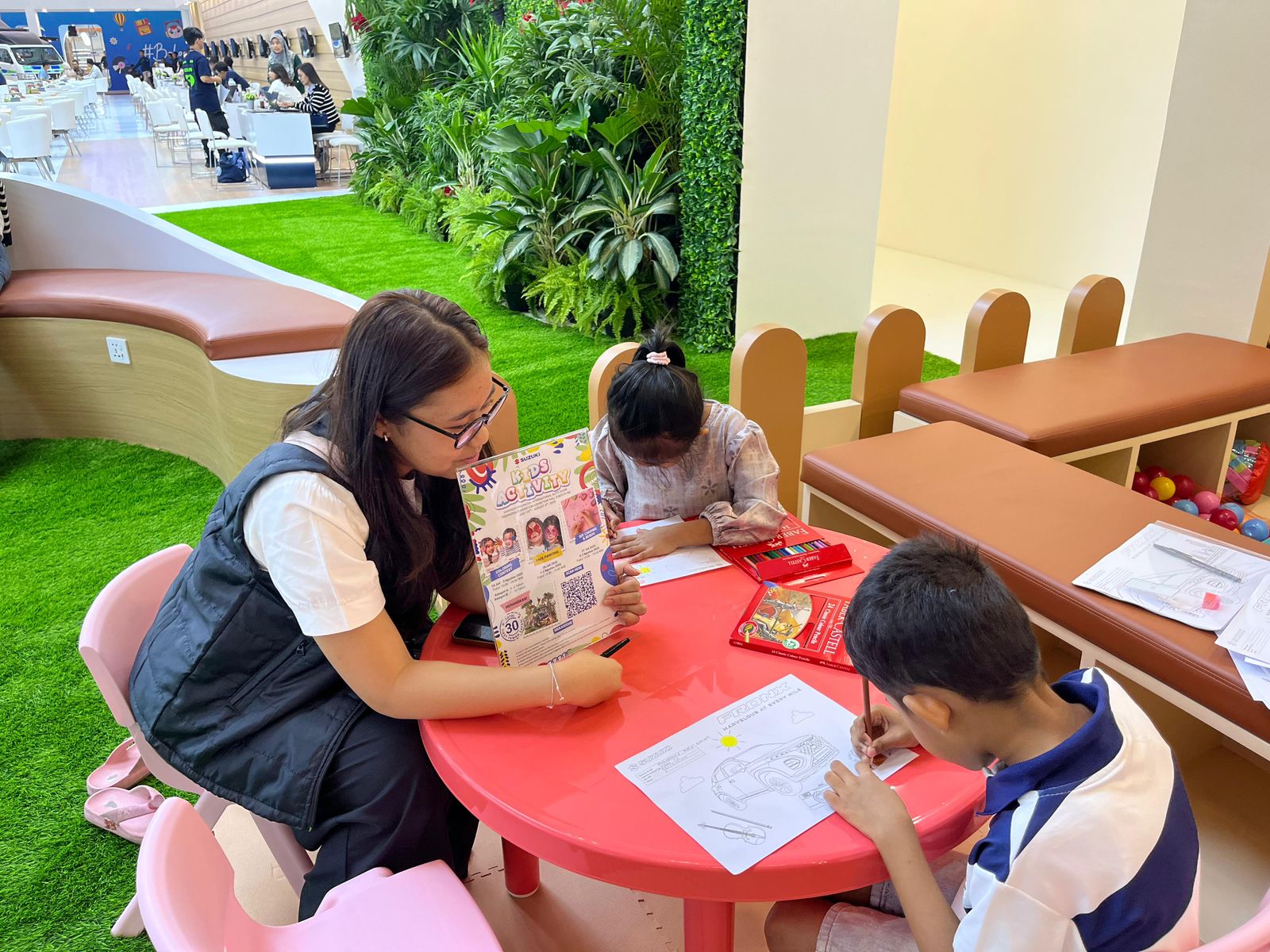 Kids Activity  oleh PT Suzuki Indomobil Sales (SIS) di Booth GIIAS Tanggerang 24 juli - 3 agustus 2025.