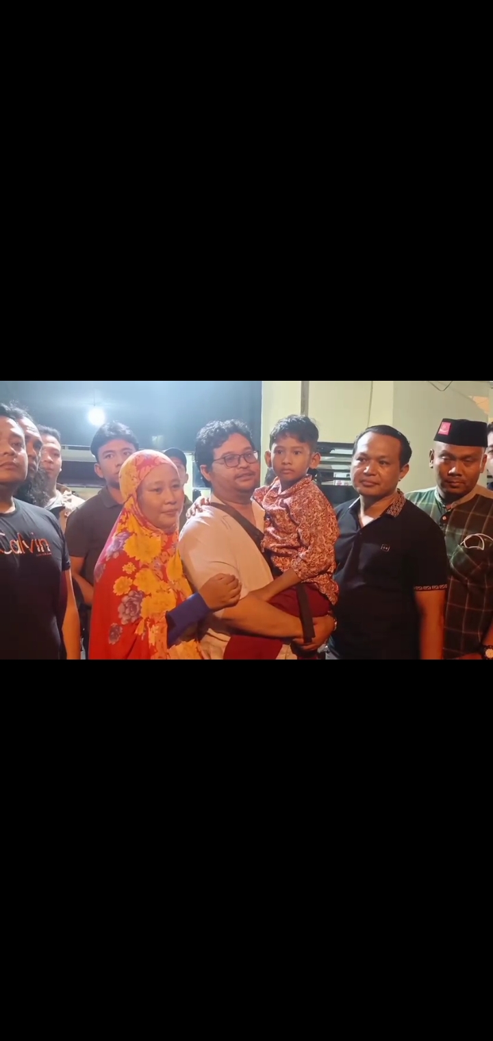 KORBAN: Bocah SD yang diculik sudah kembali kepada kedua orangtuanya.