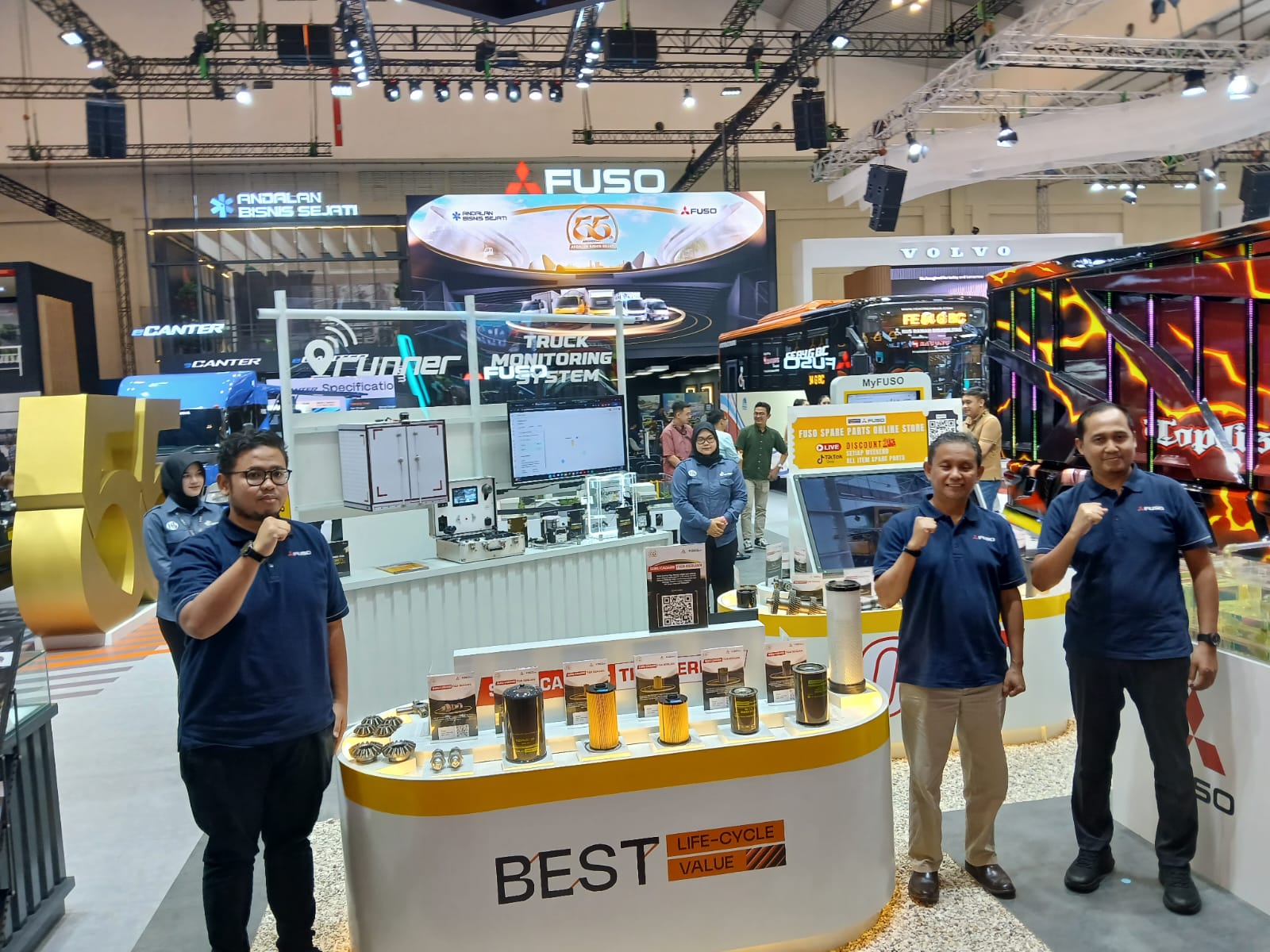 Manajemen Mitsubishi Fuso Pada Both GIIAS Tanggerang 31/07/2025.