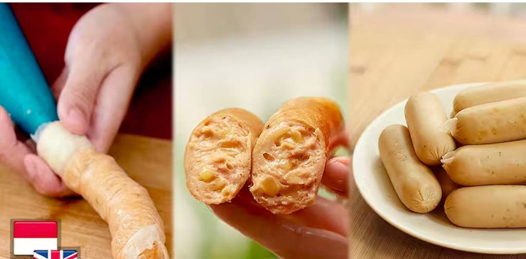Sosis Home Made (YouTube Devina Hermawan).