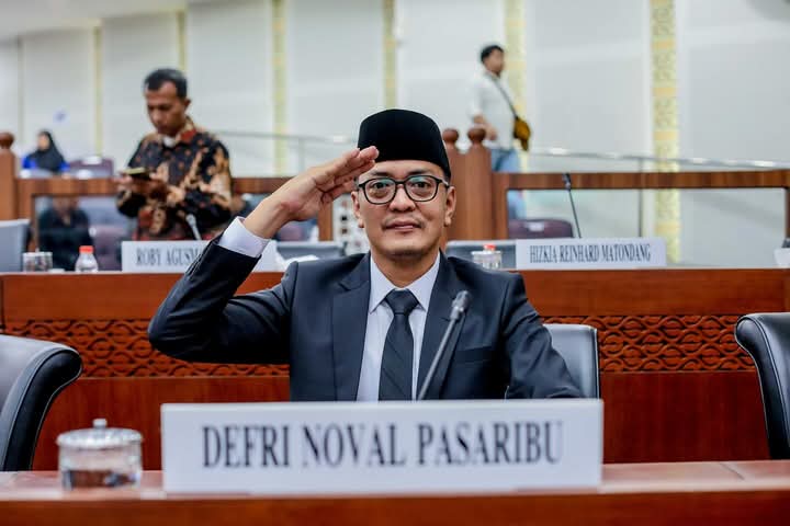Sekretaris Komisi D DPRD Sumut, Defri Noval Pasaribu
