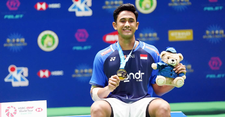 Alwi Farhan saat menjuarai Macau Open 2025. (Dok: PBSI)