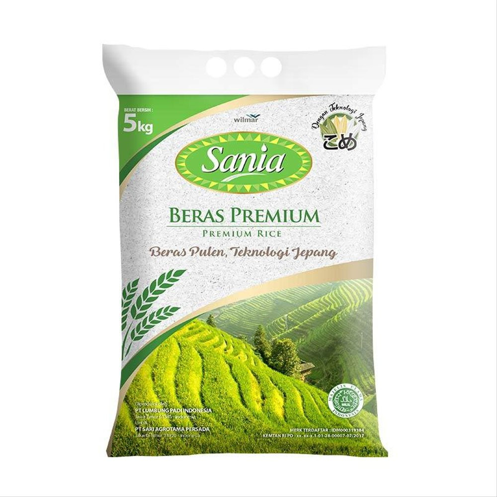 Beras Sania. (Dok: Lazada)