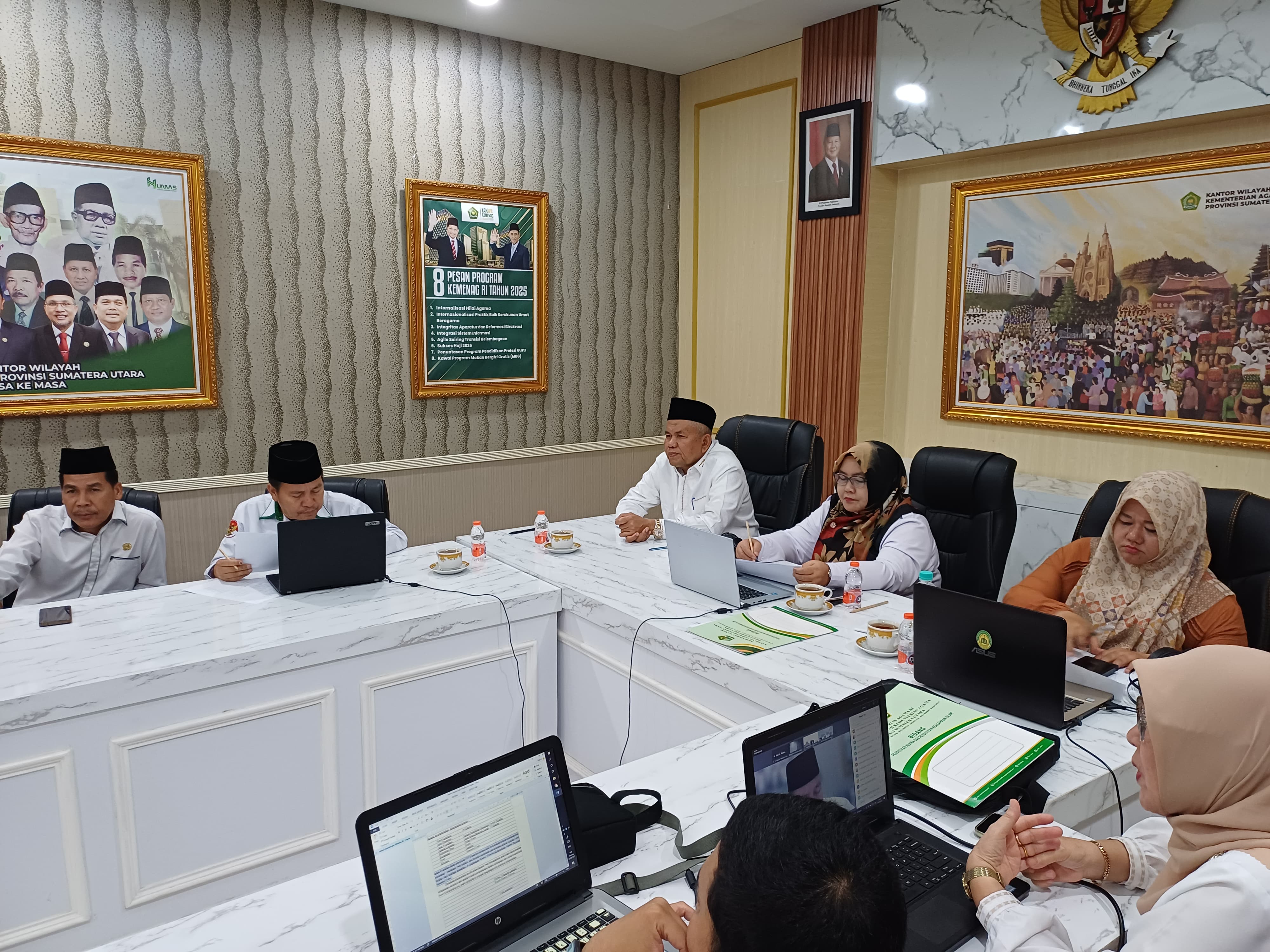 Kanwil Kemenagsu menggelar Seleksi Debat Bahasa Arab dan Bahasa Inggris bagi para santri dari pondok pesantren se-Sumatera Utara