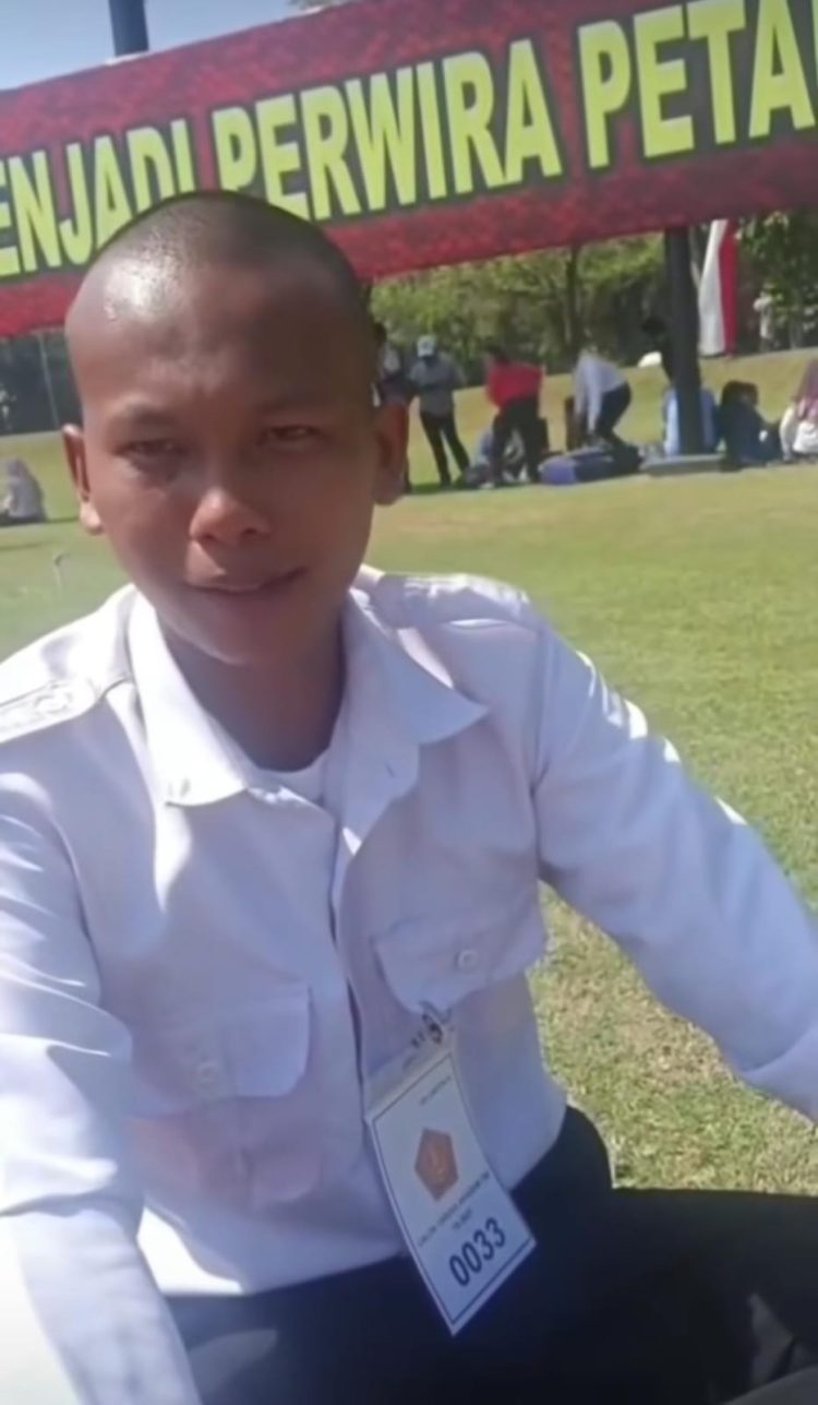 Andika Pranata, yang lulus Akmil. Sumut Pos/Dokumen Pribadi