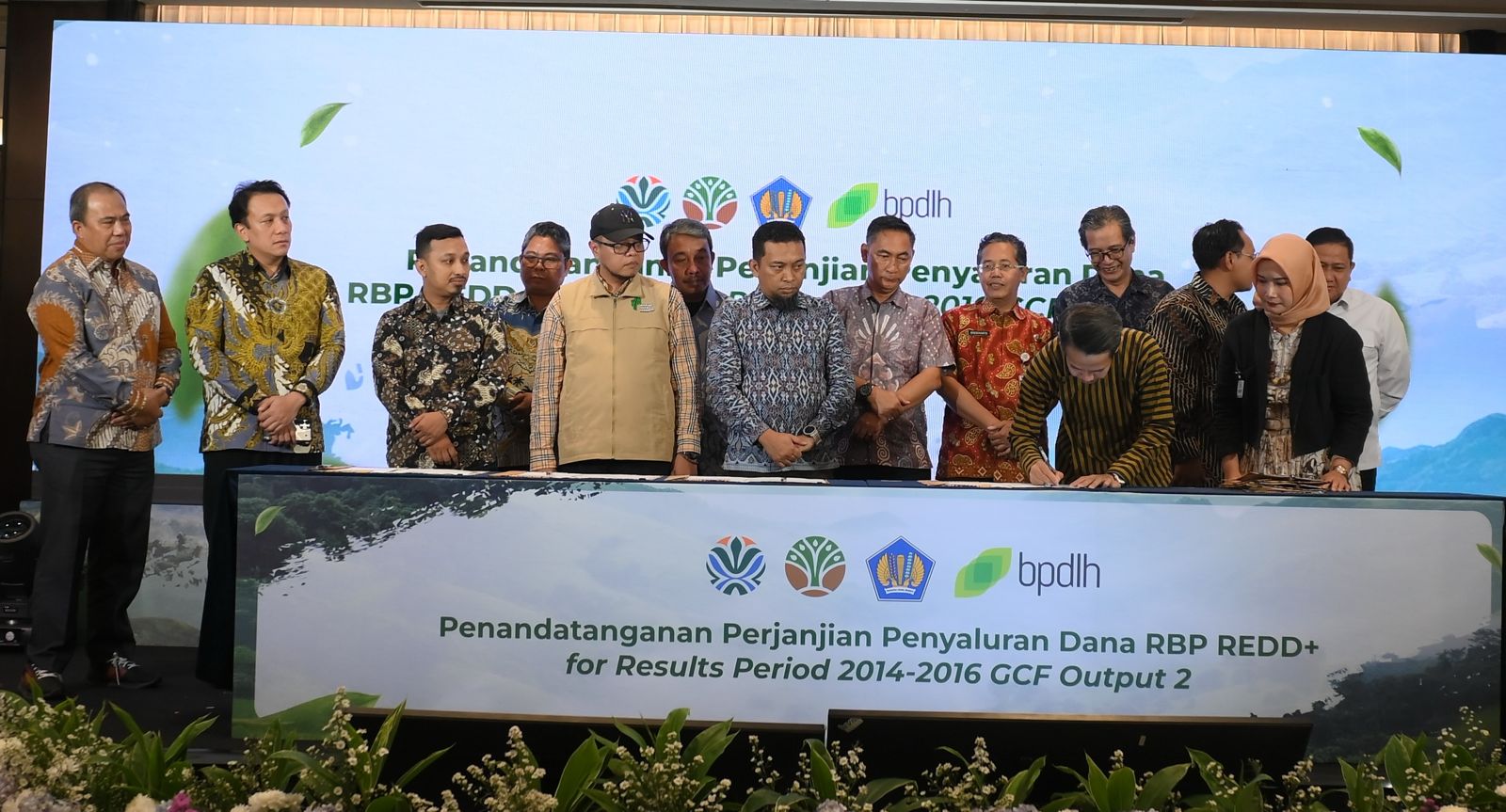 PETAI-BPDLH Tandatangani perjanjian kerja sama pengelolaan RBP REDD+ untuk kepulauan Riau.