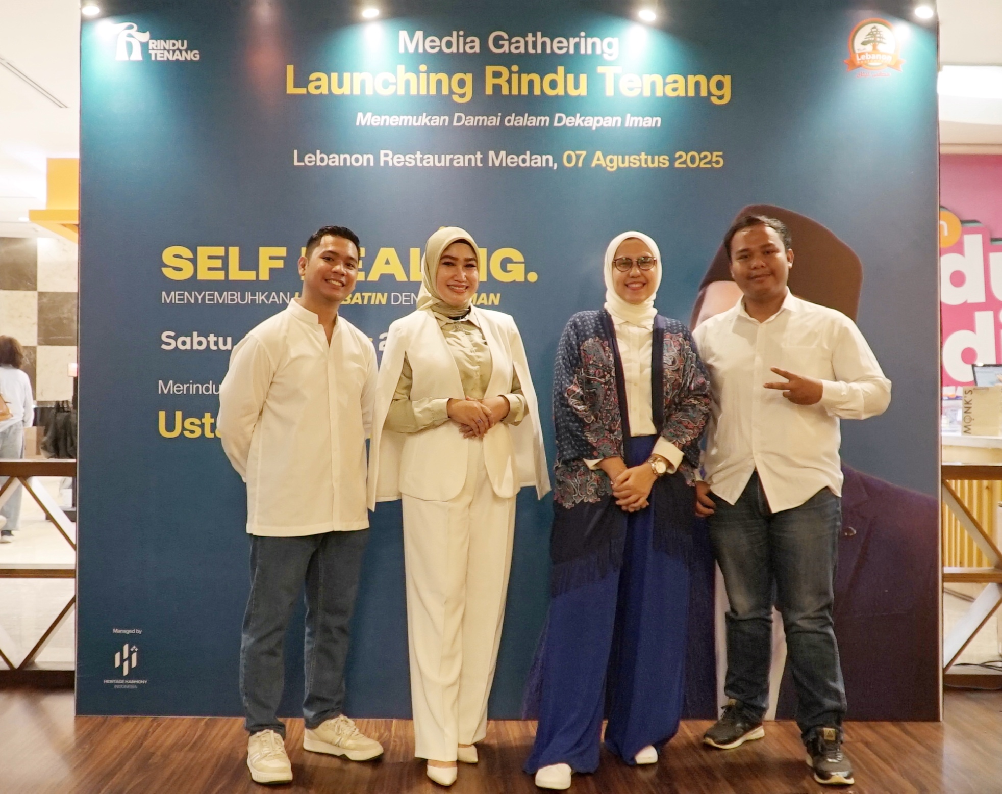 Peluncuran paltform Rindu Tenang di di Hotel Grand Mercure Medan.