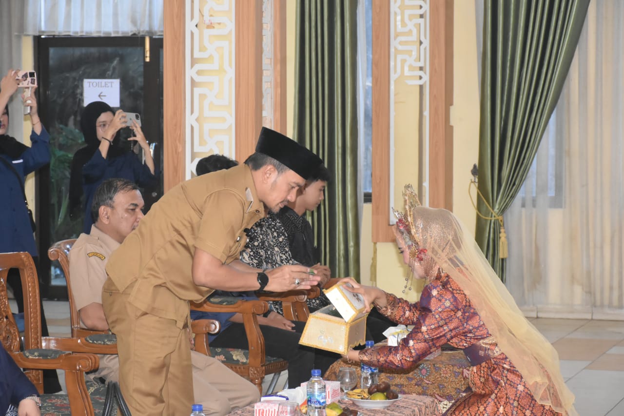 HADIRI: Wali Kota Tebingtinggi Iman Irdian Saragih ketika menghadiri kegiatan Pelantikan Pengurus, Training Dasar Organisasi (TDO) dan Rapat Kerja  Katiber Lhokseumawe Aceh Utara Periode 2025-2026.