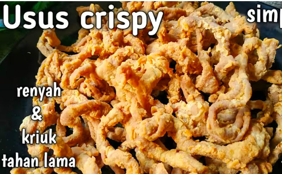 Usus krispi (Kanal YouTube Sobat Dapur)