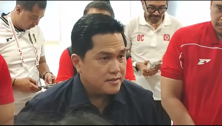 Ketua Umum Persatuan Sepak Bola Seluruh Indonesia (PSSI) Erick Thohir. (ISTIMEWA/SUMUT POS)