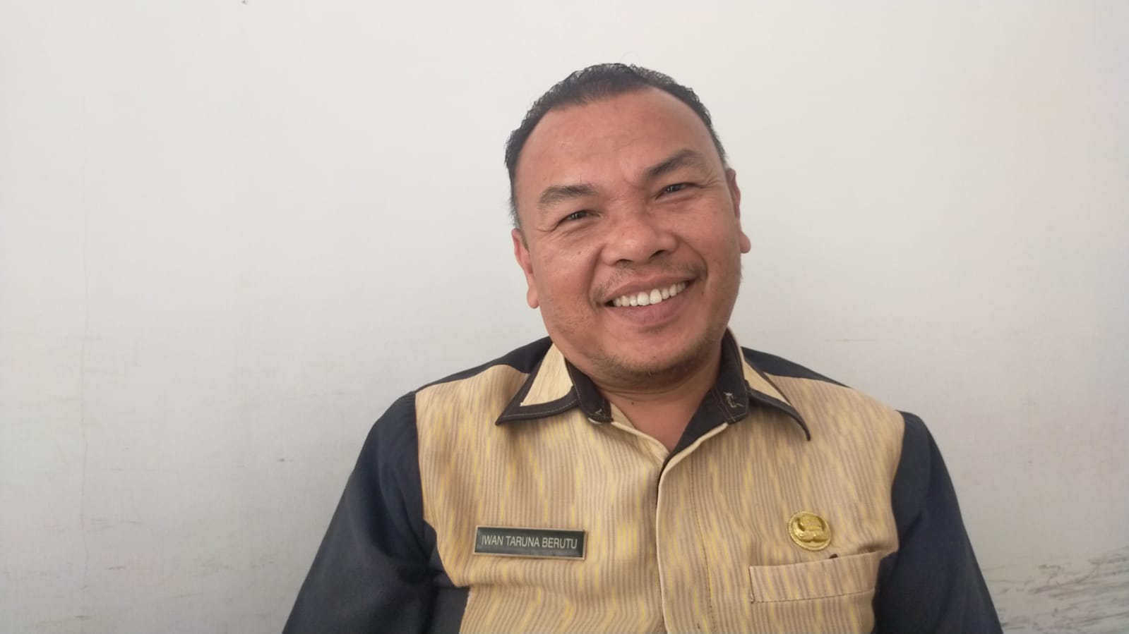 Kadis Perindagkop Dairi, Iwan Taruna Berutu. (RUDY SITANGGANG/SUMUT POS)