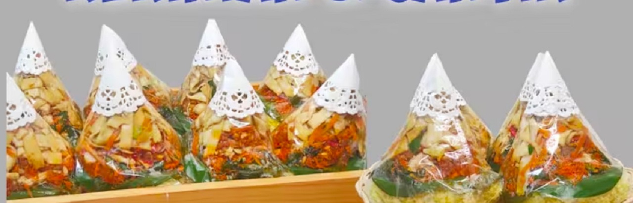 Nasi kerucut bekal anak sekolah, youtube Ami&nbsp;Kreasi.