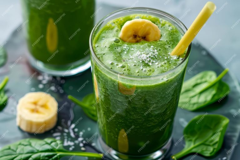 Smoothie hijau, minuman yang kaya akan nutrisi.