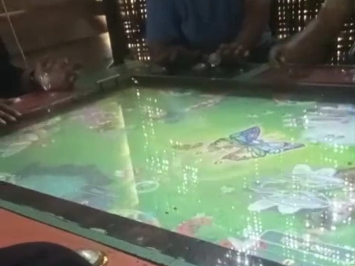 Potongan video aktivitas judi tembak ikan di Bahorok, Langkat, dari sumber wartawan. (Istimewa/Sumut Pos)