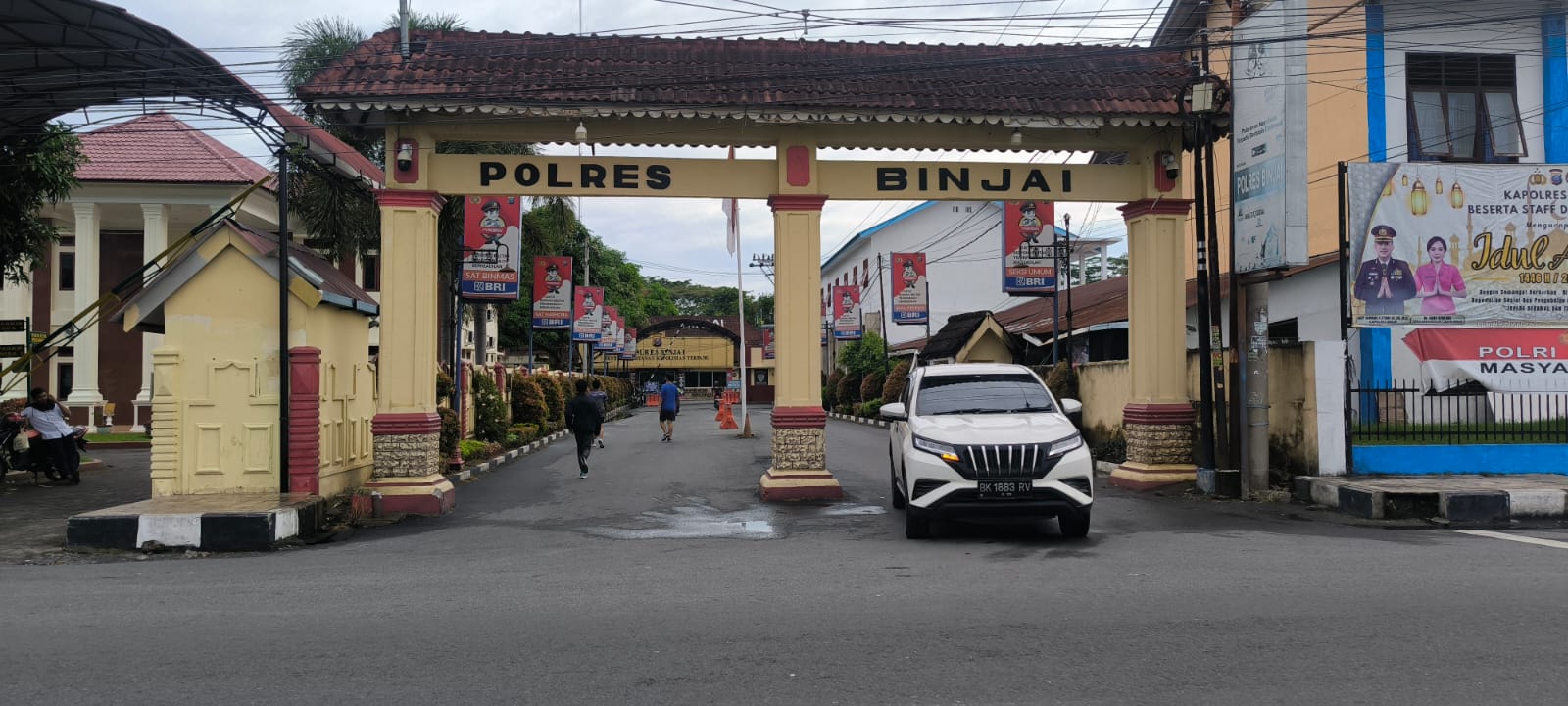 Markas Polres Binjai di Jalan Sultan Hasanuddin, Binjai Kota. (Teddy Akbari/Sumut Pos)