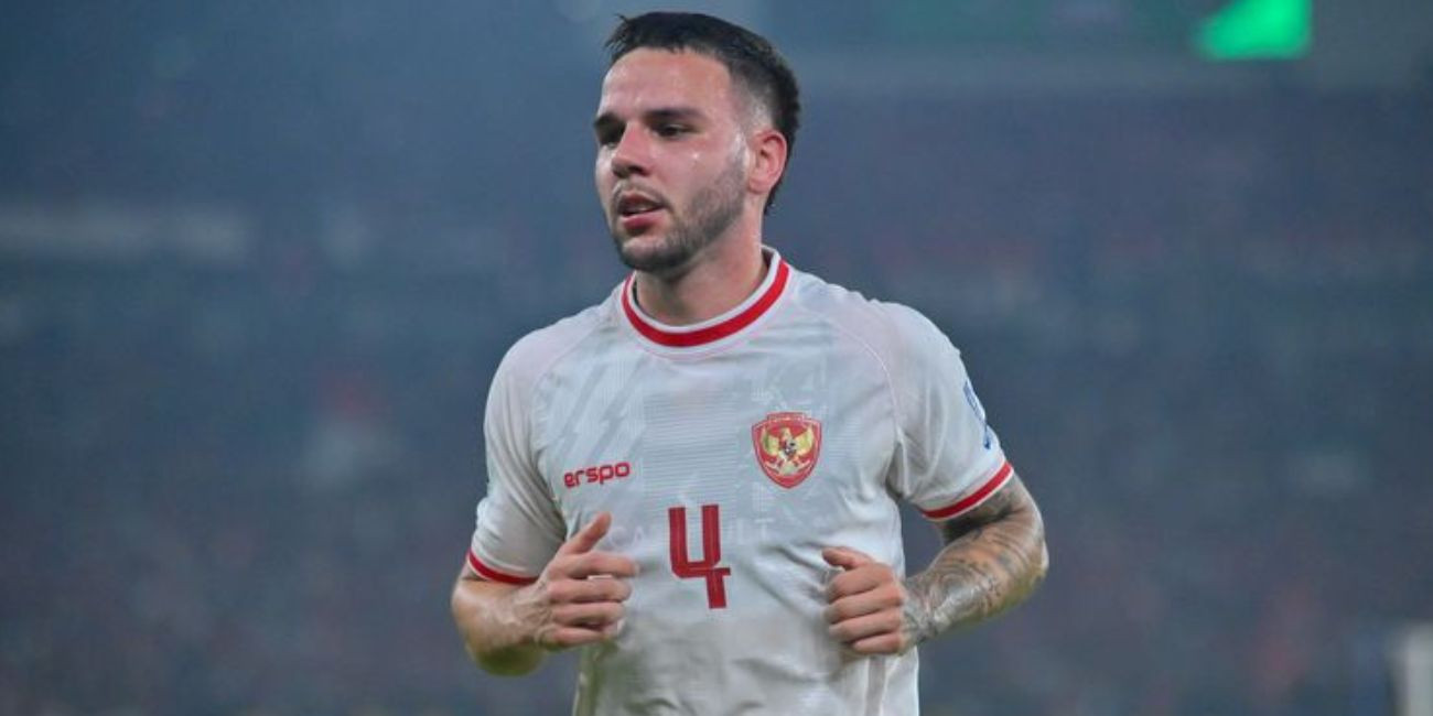Calvin Verdonk saat membela Timnas Indonesia. (dbklik.co,id)