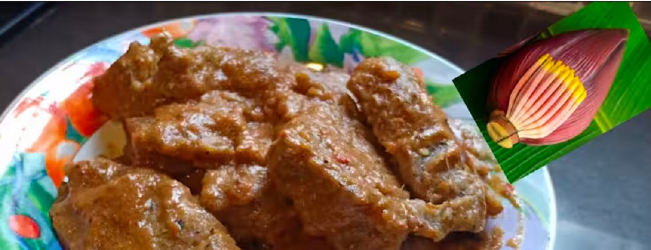 Kreasi jantung pisang cita rasa daging, (youtube&nbsp;Santo&nbsp;Sapi).