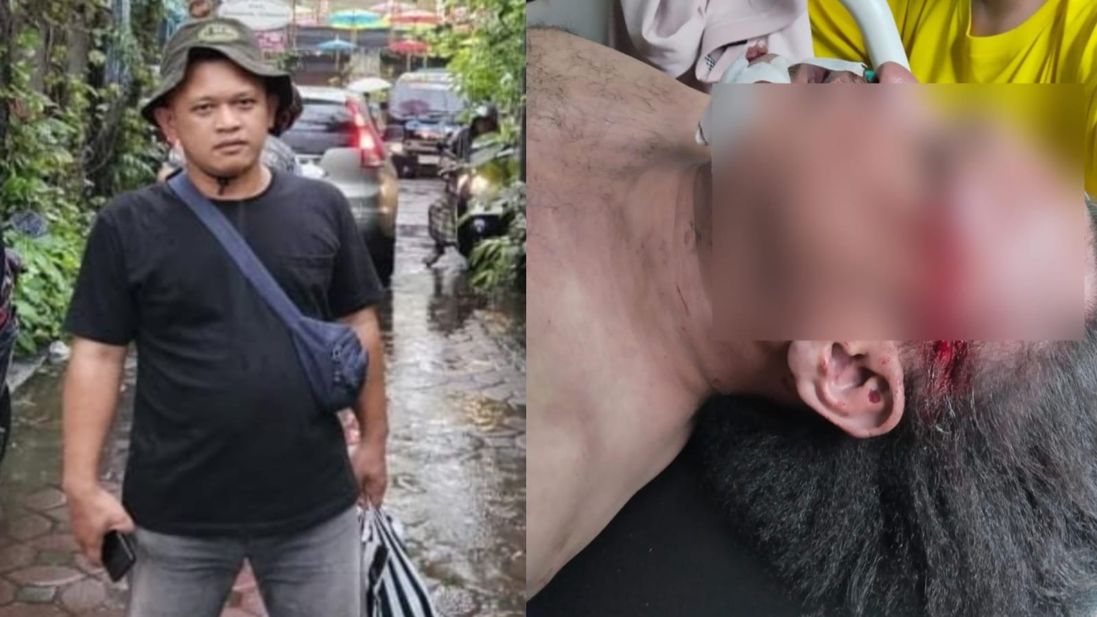 Wartawan Nicolae Saragih semasa hidup. (kolase)