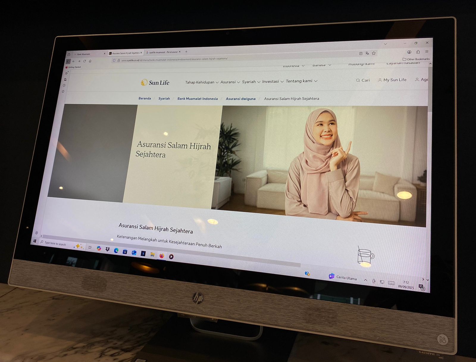 Asuransi Salam Hijrah Sejahtera. (Dok: Bank Muamalat)