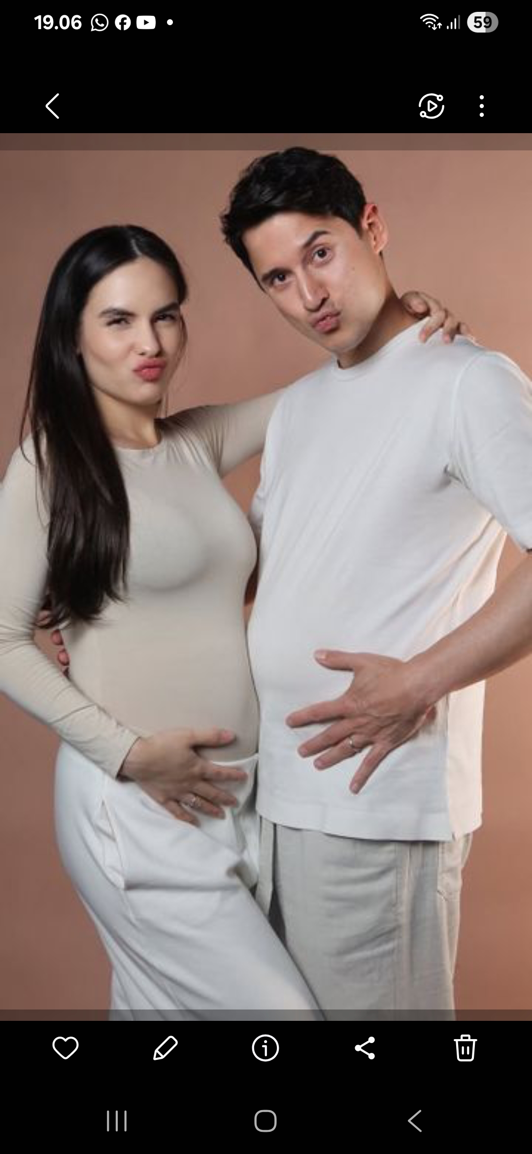 Stefi Zamora dan Nino Fernandez. (Dok: instagram)