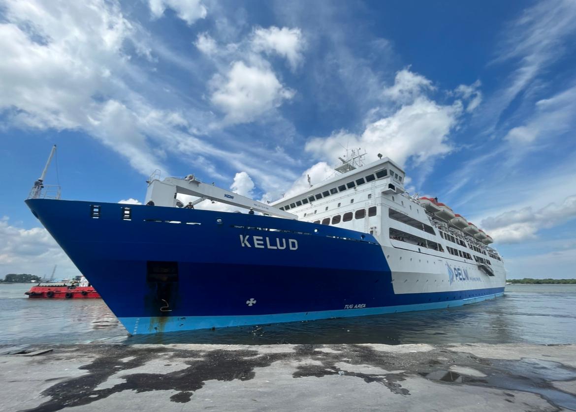 Kapal milik PT Pelni, KM Kelud, akan menjalani perawatan tahunan (docking) mulai 9 September hingga 11 Oktober 2025. (ISTIMEWA/SUMUT POS)